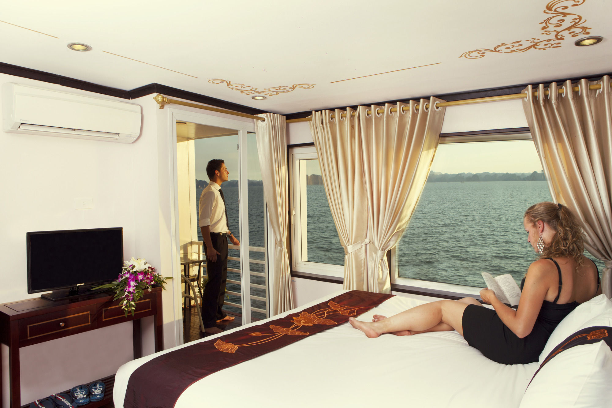 הלונג Huong Hai Sealife Cruise מראה חיצוני תמונה