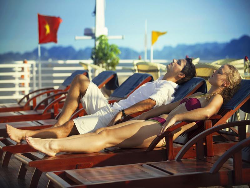 הלונג Huong Hai Sealife Cruise מראה חיצוני תמונה